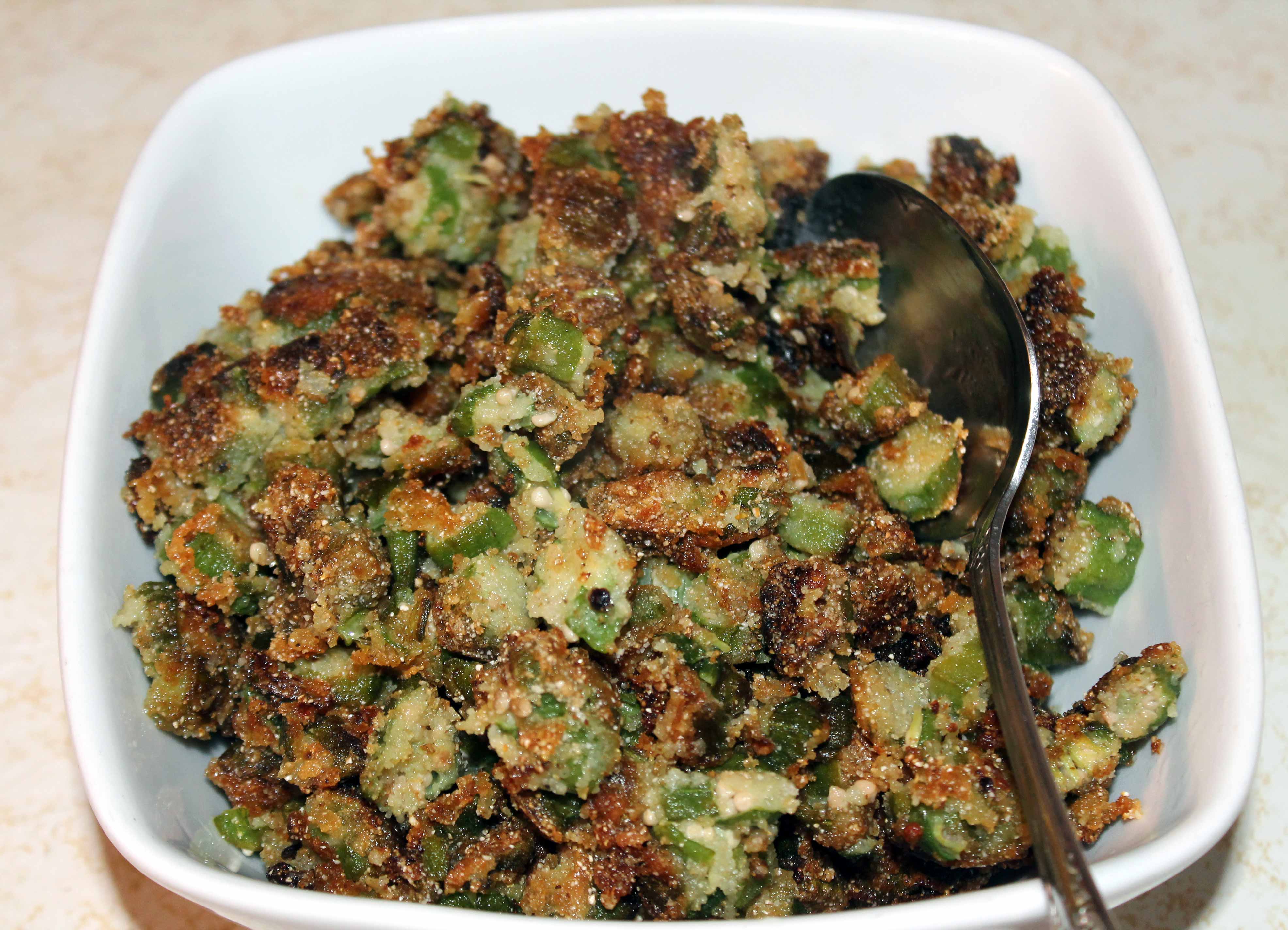 Fried okra - dophound